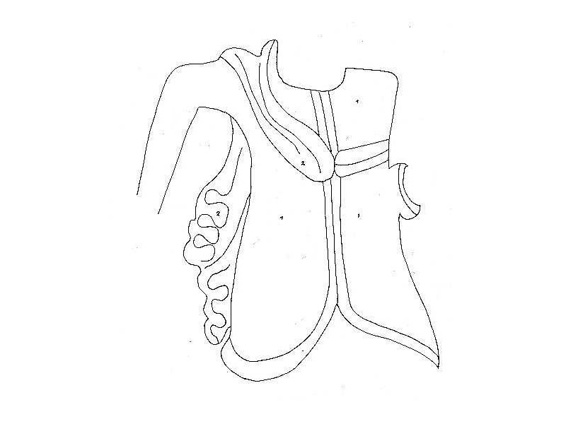 kalambi-semayut-long sleeved coat-sash-ascetic